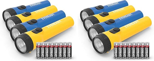 Eveready LED Flashlight Bright Reliable Flashlights for General Purpose, Great for Camping, Car, Emergency Storm Power Outage Handheld Flashlight (Batteries Included)