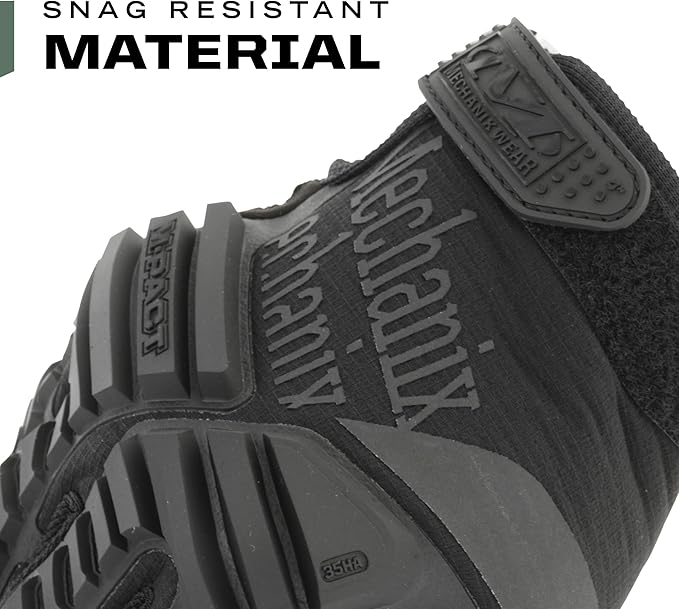 Mechanix Wear: M-Pact Covert Tactical Gloves with Secure Fit, Touchscreen Capable Safety Gloves for Men, Work Gloves with Impact Protection and Vibration Absorption (Black, Medium)
