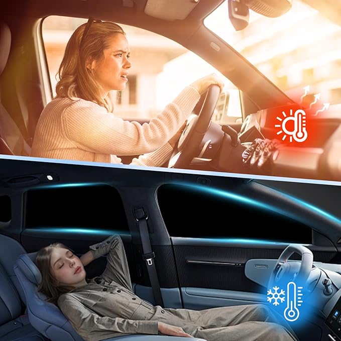 Car Window Shades Intended for Chevrolet Traverse 2018-2023, Privacy Window Covers 8PCS for Side, Rear & Windshield, Car Shield Sunshade for Privacy Protection, Heat Blocking, Camping and Parking