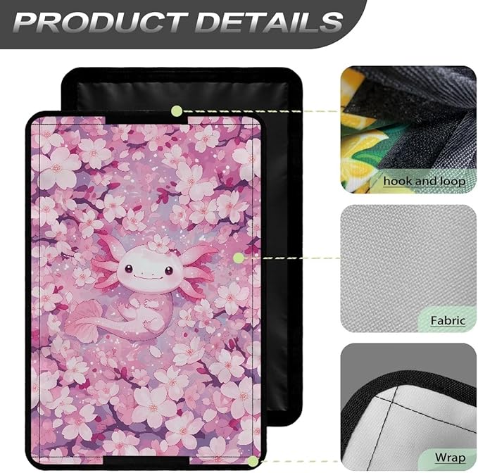 RV Door Window Shades for Inside Camper, Axolotl Print Portable Camper Trailer Blackout Window Cover Rv Door Shade Cover UV Rays Protection, RV Accessories for Outside