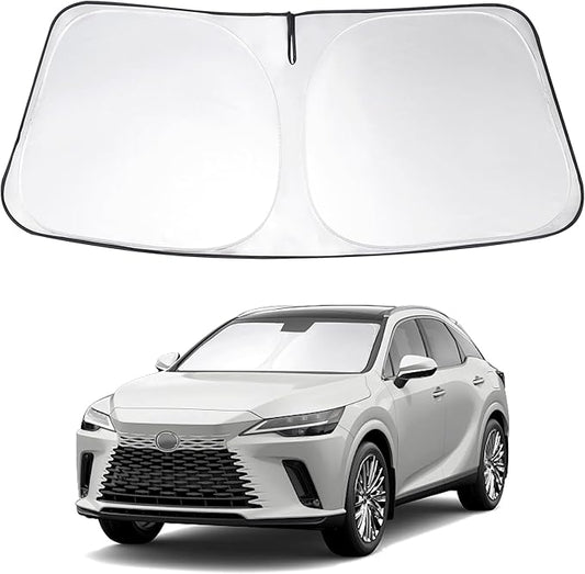 Windshield Sun Shade Custome Fit 2023 2024 2025 2026 Le-xus RX Accessories Keeps Car Interior Cool Front Window Sunshade Sun Blocker