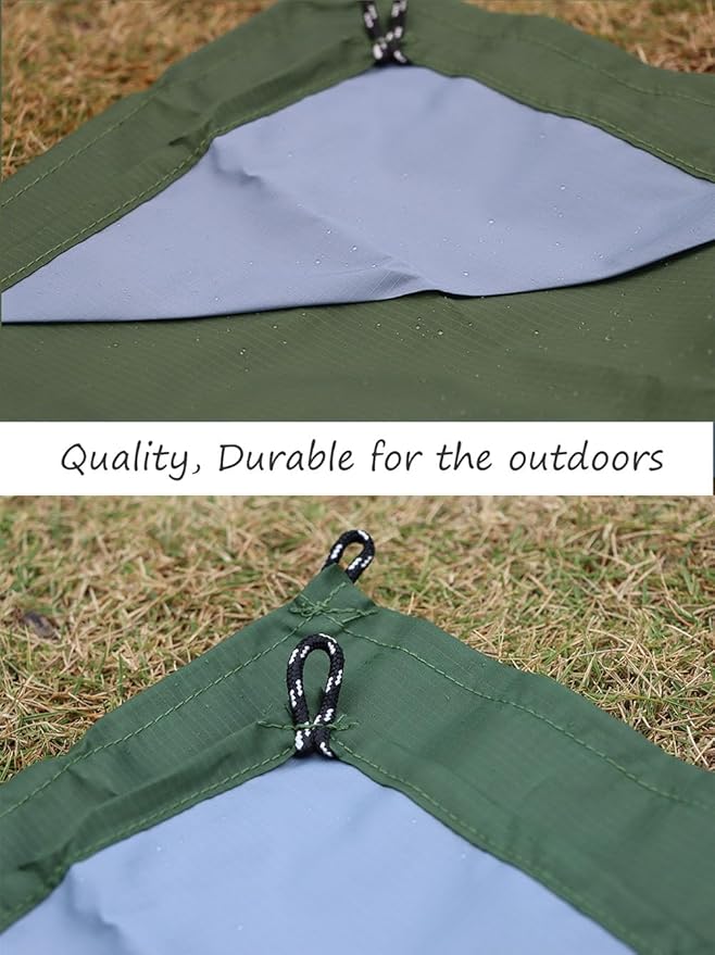 Orga'Neat Pocket Picnic Blanket, Sandproof Lightweight Pocket Camping Tarp, 55″x 79″ Foldable & Fits into Small Bag, Water Resistant Washable Quick Dry Compact Beach Mat for Outdoor Recreation