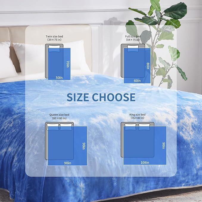 Guohaoi Cooling Throw Blanket for Hot Sleepers,Decortive Tie Dye,Arc-Chill Q-Max >0.5Cool Fiber,100% Oeko-Tex Certified,Lightweight Summer Cool Blanket for Ultra Cold Breathable,Keep Cool,60''x90''