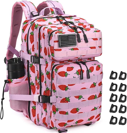 45L Tactical Backpack for Men Women, Military Assault Pack with MOLLE, Large 3 Day Bug Out Bag for Hiking Camping