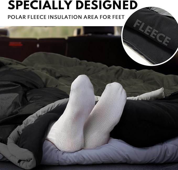 Sleeping Bags for Adults Cold Weather & Warm,Backpacking Camping Sleeping Bag for Tall Girls Boys,Lightweight,Compact,Waterproof Camping Gear for Traveling,Hiking,Hotel,Outdoor & Indoor