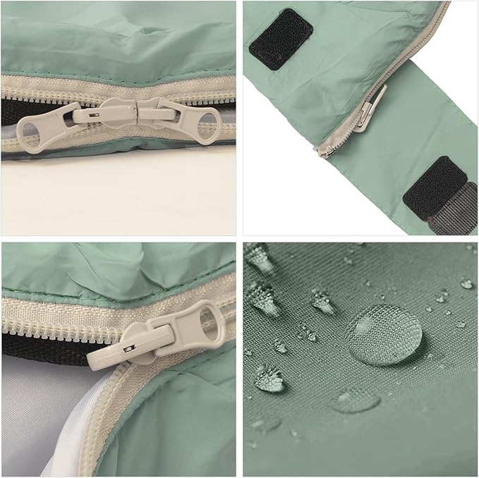Compact Ultra Lightweight Sleeping Bag Envelope Backpacking Bag with Compression Sack for Adults Warm Weather Camping, Traveling, Hiking