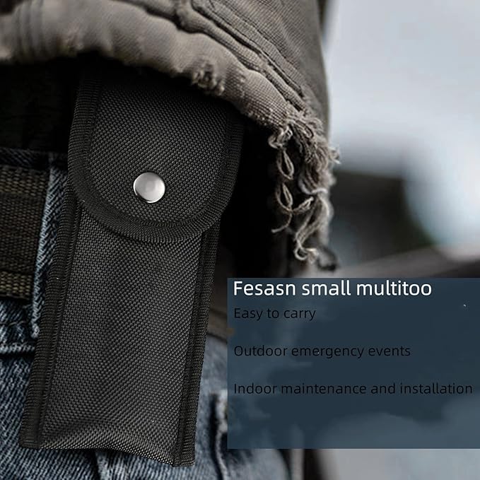 Adjustable Wrench Multitool Hammer, 16 in 1 Pocket Multi Tool Pliers, All-in-One Stainless Steel Survival Camping Multi Tool for Home DIY, Survival, Camping and Everyday Use