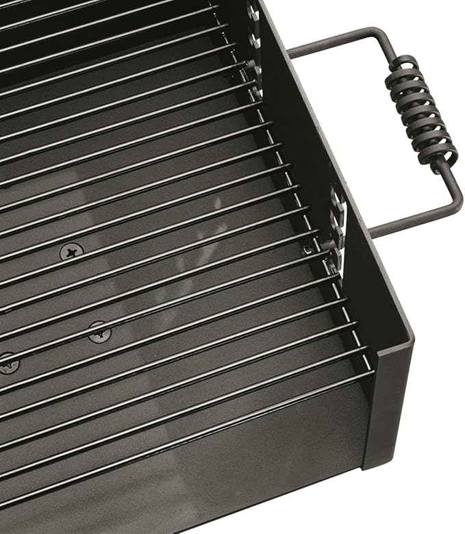 Guide Gear Heavy-Duty Park-Style Charcoal BBQ Grill for Camping, Outdoor Cooking, Backyard, Patio, Camp Grilling Barbecues, 15.5" x 15" x 8.25"h.