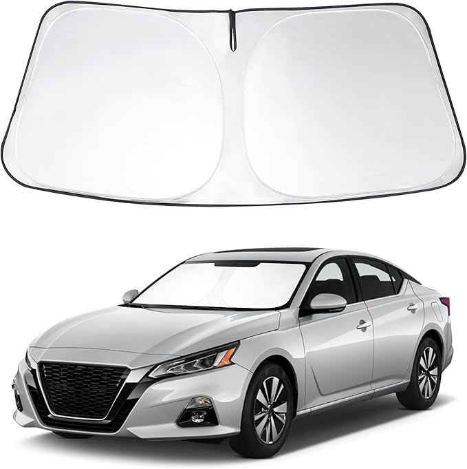 Windshield Sun Shade Custom Fit 2019 2020 2021 2022 2023 2024 2025 2026 Ni-ssan Altima Accessories Front Window Sunshade Protect Car from Sun Rays