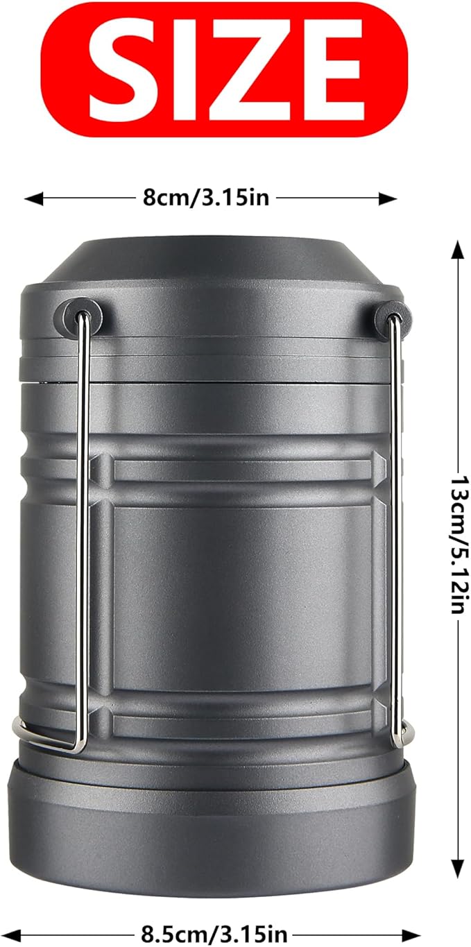 LED Camping Lantern ,Battery Powered Hanging Emergency Lantern for Camping Power Outages,4-Pack