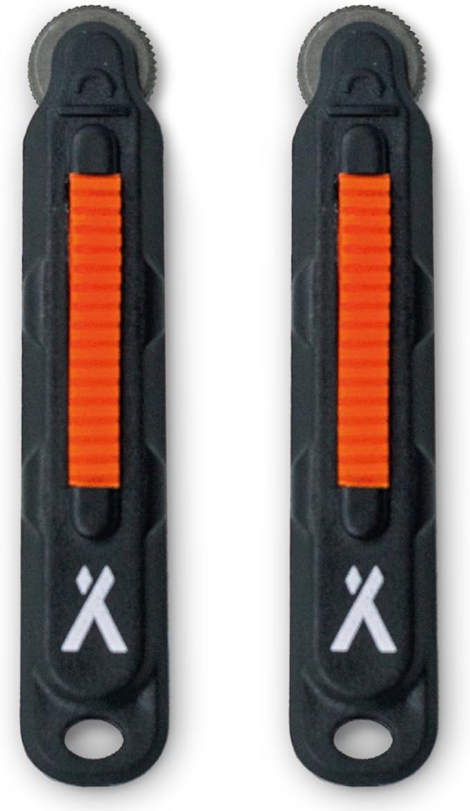 Bear Grylls Micro Sparker Fire Starter 2 Pack - Easy to Use, One Handed, Ultralight, Rubber Grip, Compact