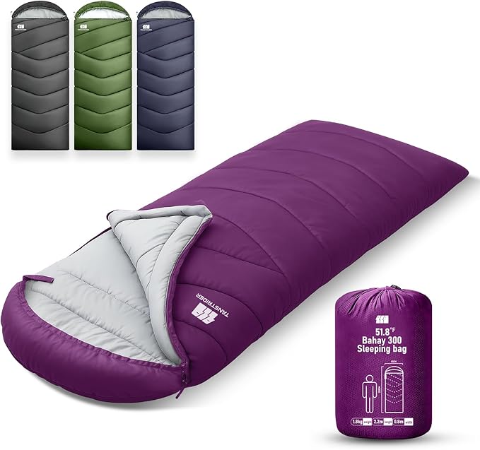 Sleeping Bags for Adults Cold Weather & Warm,Backpacking Camping Sleeping Bag for Tall Girls Boys,Lightweight,Compact,Waterproof Camping Gear for Traveling,Hiking,Hotel,Outdoor & Indoor