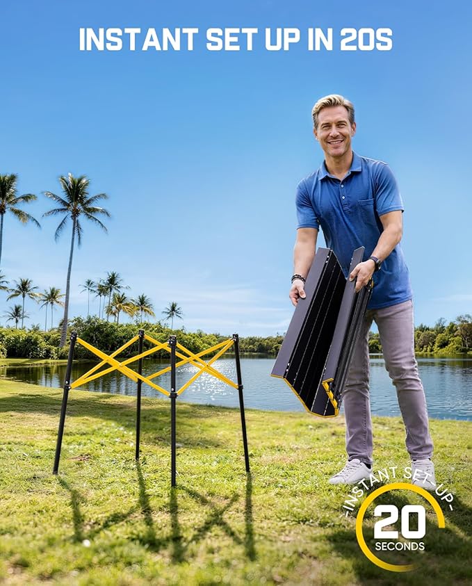 FanttikOutdoor Zeta V11 Pro Camping Table, Portable Folding Roll Up Table with Lightweight Aluminum Top & Carry Bag for Camping, BBQ, Tailgating Party, Picnic, Backyard, Large