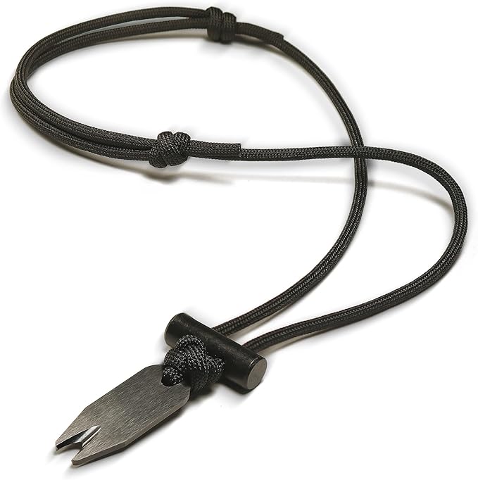 Cerafang Fire Starter Necklace Fishing Line Cutter Ceramic Pendant