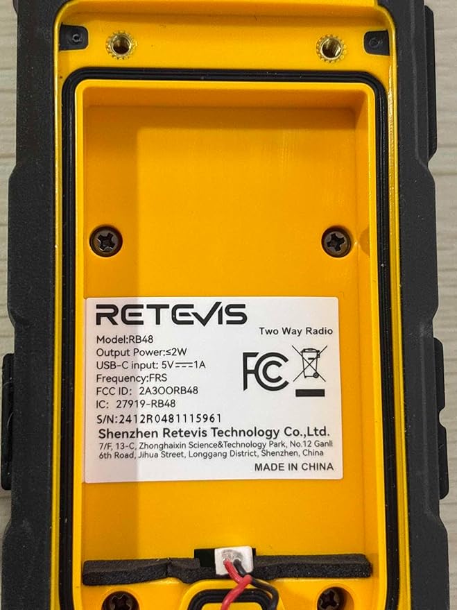 Retevis RB48 Heavy Duty IP67 Waterproof-Walkie Talkies,Covers up to 300,000 Square Foot-Business 2 Way Radios for Manufacturing Warehouse Construction Jobsite-Radios and 6-Way-Charger Bundle (20 Pack)
