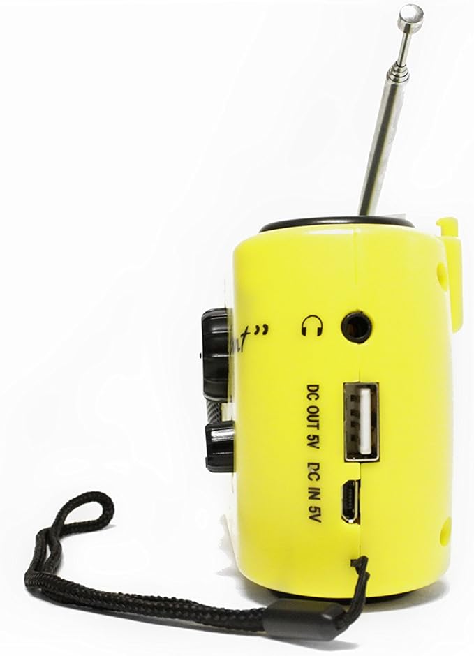 Element Solar Dynamo AM/FM/NOAA Emergency Radio – Solar, Crank & USB Power with Flashlight, SOS Alert & Weather Alerts – Ideal for Disaster Prep, Camping & Survival Kits