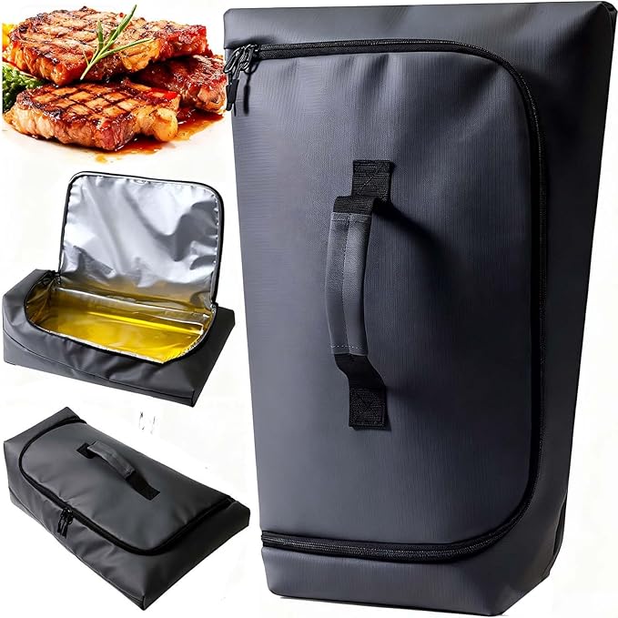 270° Opening BBQ Blanket for Resting Meat, Insulated Leak-Proof Meat Resting Bag for Brisket Turkey Pork, Smoker Accessories for Camping Kitchen Party , Anniversary Birthday Gift for Men Dad Husband