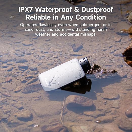 Nawaza Portable Electric Water Filter - 0.01 Micron Outdoor Camping Water Purifier for Hiking, Camping Water Filtration System Survival,Travel and Emergency (Grey)