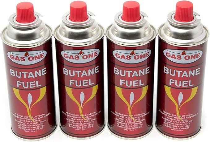 GasOne 15,000 BTU Propane or Butane Stove Dual Fuel Stove Portable Camping Stove - Patented - with Carrying Case Great for Emergency Preparedness Kit