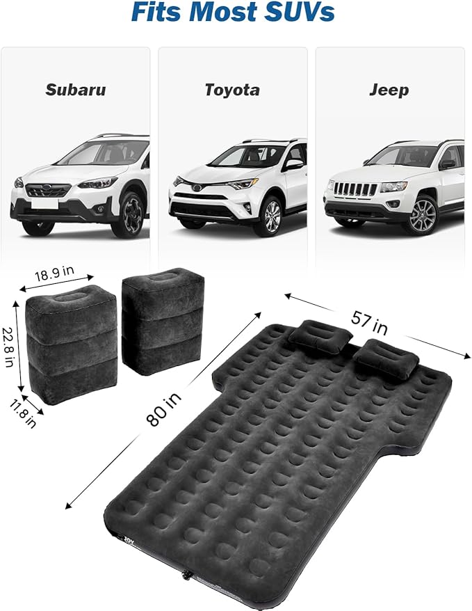 JOYTUTUS SUV Air Mattress Camping Bed