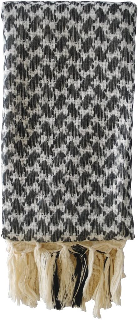 Explore Land Cotton Shemagh Keffiyeh Tactical Desert Scarf Neck Head Wrap with Tassel for Men Women