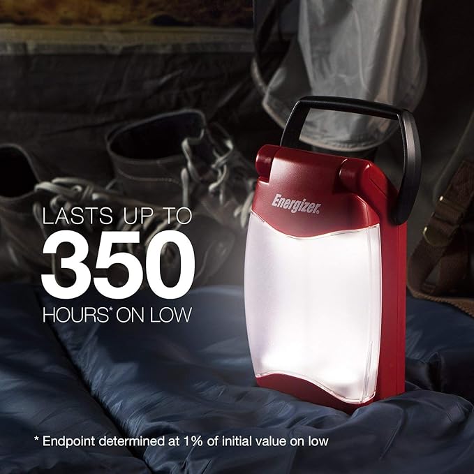 Energizer Folding LED Camping Lantern, IPX4 Water Resistant Lanterns for Camping, Fishing, Outdoors, Power Outage, Compact and Portable Tent Lights