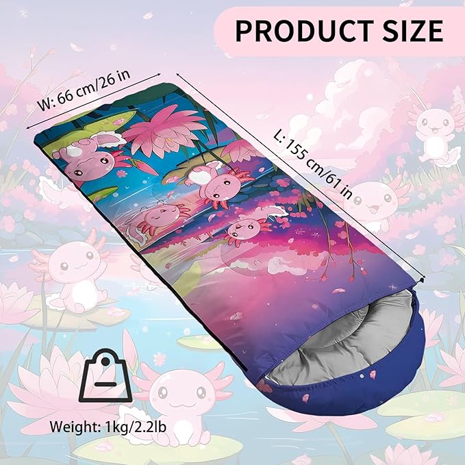 Camping Sleeping Bags, Lightweight Waterproof Sleeping Bag and Compact with Compression Sack for Outdoor