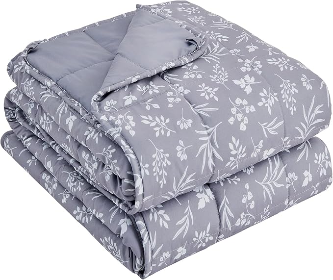 yescool King Size Weighted Blanket for Adults (20 lbs, 80” x 87”, Dove Grey) Cooling Heavy Blanket for Sleeping Perfect for 190-210 lbs, Breathable Blanket for Adults & Couple All Season