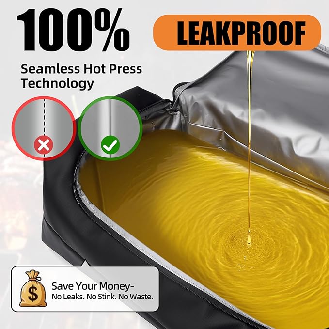 270° Opening BBQ Blanket for Resting Meat, Insulated Leak-Proof Meat Resting Bag for Brisket Turkey Pork, Smoker Accessories for Camping Party Kitchen, Anniversary Birthday Gift for Men Dad Husband