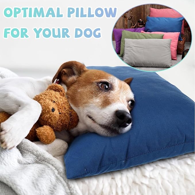 Kigley 6 Pack Mini Pillows for Daycare 9.1 x 13.8'' Small Travel Pillow Bulk Soft Breathable Cotton Pillow for Nap Travel Pet Neck Lumbar Purse Insert(Classic,Dark Color)
