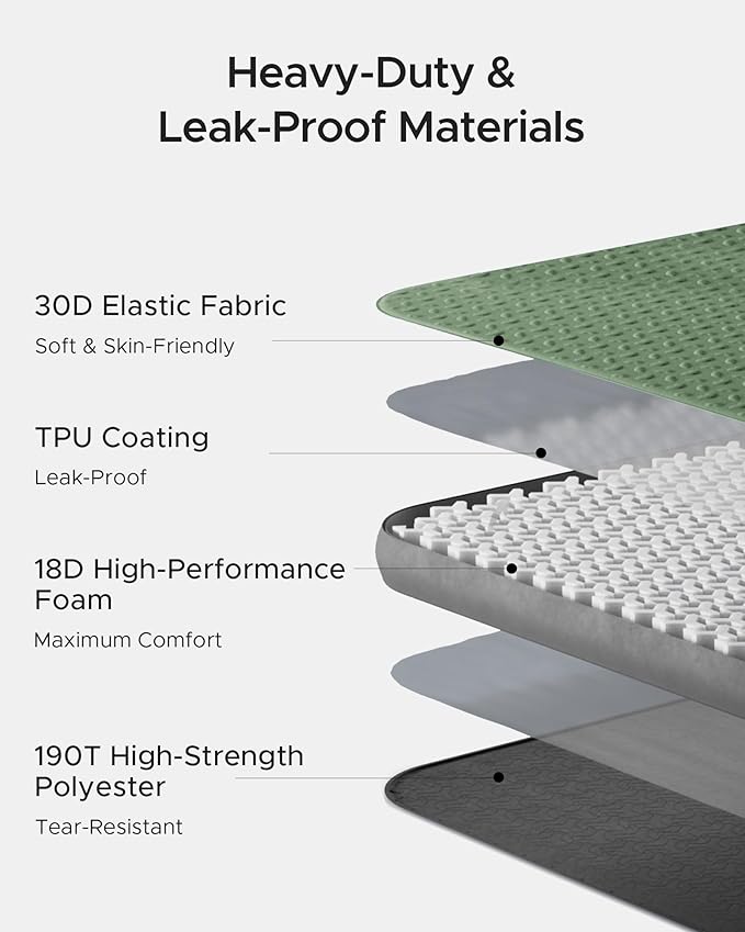Acacia 4" Thick Self Inflating Sleeping Pad with Foam, Innovative Y-Shaped Telescopic Structure, Ultraportable Camping Air Mattress with Pump Sack, Easy Roll Up Sleep Bed for Travel Tent Car