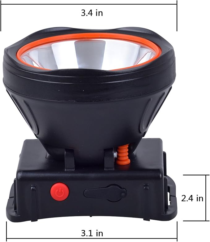 ODEAR Super Bright LED Rechargeable Headlamp Flashlight Torch HeadLamp for Mining Camping Hiking Fishing