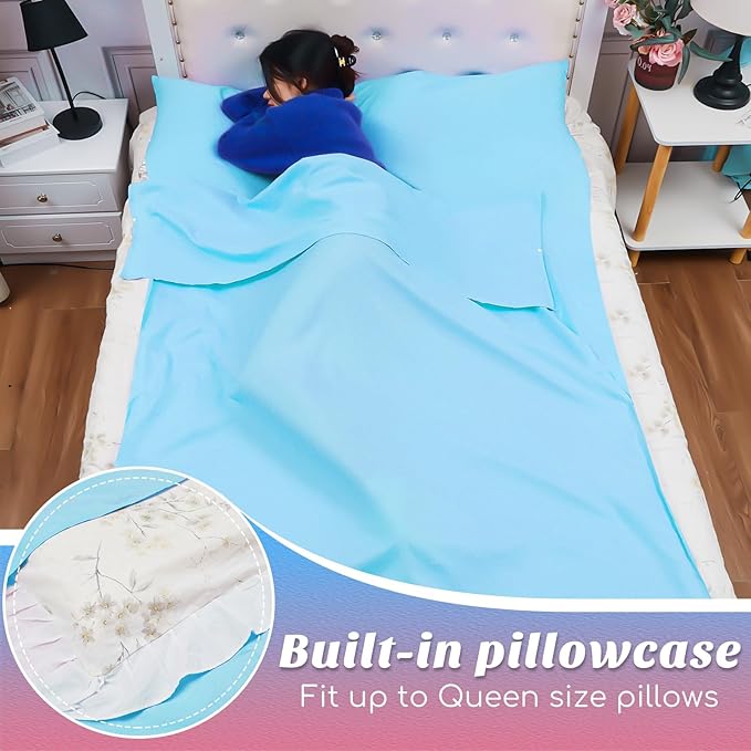 Irenare Self Tan Sleep Sack Reusable Body Self Tanners Lightweight Breathable Tanning Sleeping Sac for Bed Travel Sleeping Bag