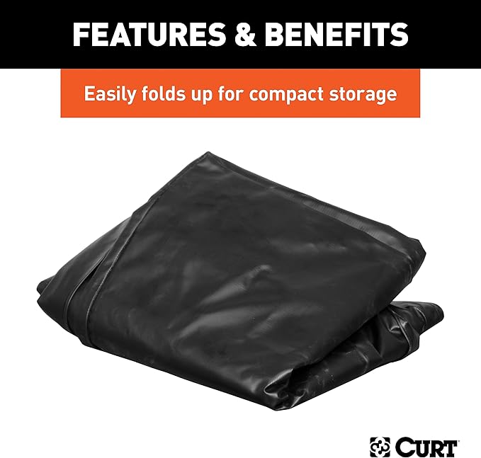 CURT 18211 Cargo Bag, Black Vinyl, 56-Inch x 22-Inch x 21-Inch