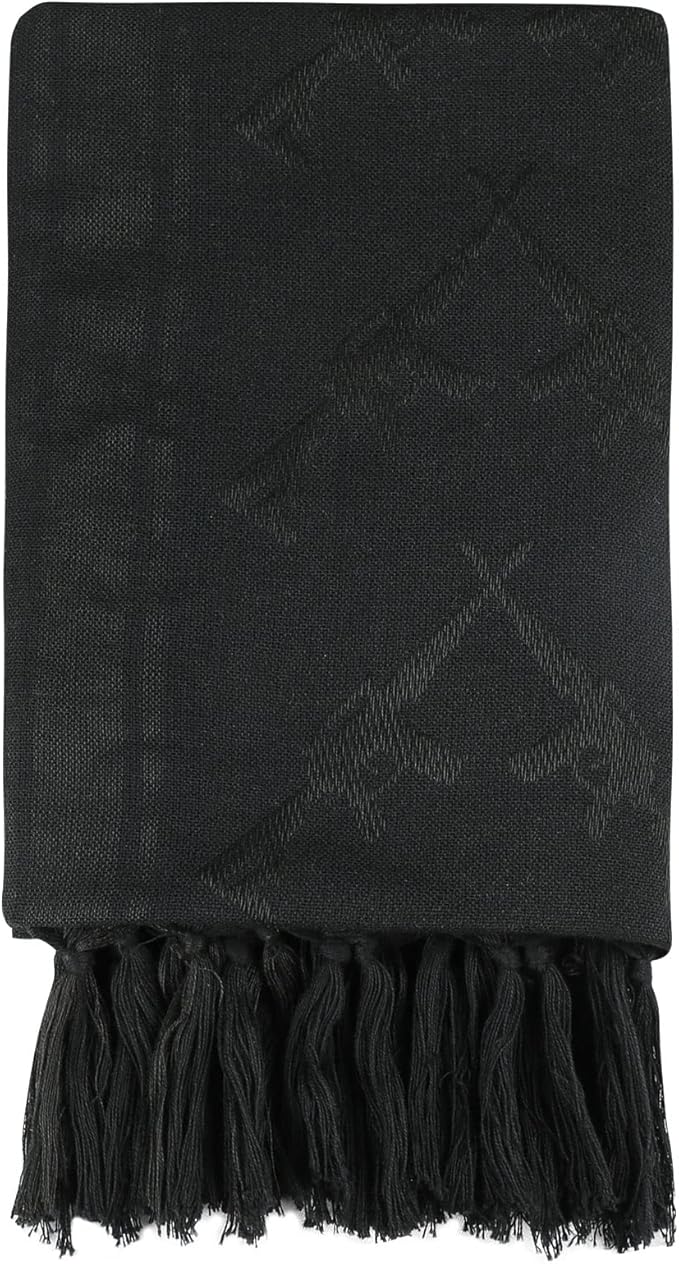 Explore Land Cotton Shemagh Keffiyeh Tactical Desert Scarf Neck Head Wrap with Tassel for Men Women