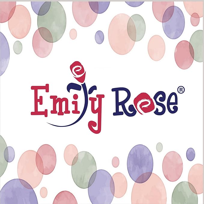 Emily Rose Kids Folding Beach Camp Chair with Cup Holder, Safety Lock & Matching Carry Case (Playful Hearts) – Toddler Travel Chair for Girls Ages 2–7 – Indoor Outdoor Lightweight USA Brand