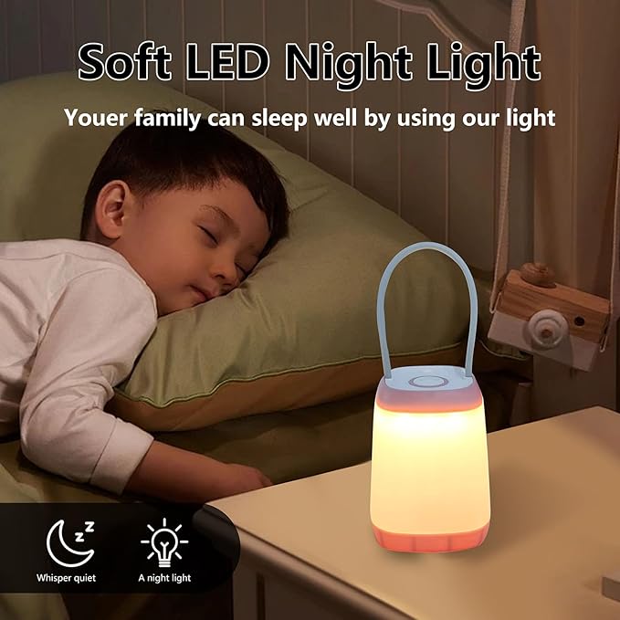 Hiingav 6 Pack LED Camping Light, 3 Modes BatteryPowered Night Light for Indoor and Outdoor EmergencyLight, Tent Lantemn, Camping, Gifts (Includes 18 AAA Batteries)