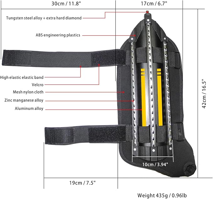 Shindn Aircraft Aluminum Alloy Tactical Shield with Glass Breaker for Outdoor Survival Camping and Self Preservation