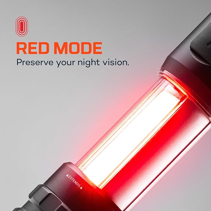 NEBO SLYDE KING Flashlight | High Lumens, Rechargeable COB Work Light & LED Flashlight, Waterproof, Magnetic Base, Great for Camping & Hunting, Includes Charging Cable