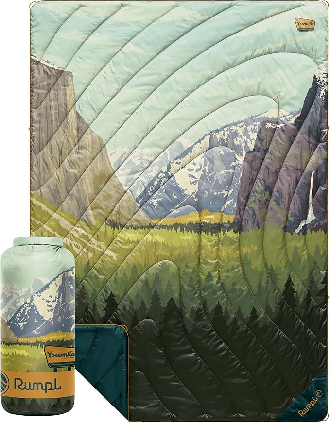 Rumpl Original Puffy National Park Blanket for Camping and Outdoors, Yosemite - V2