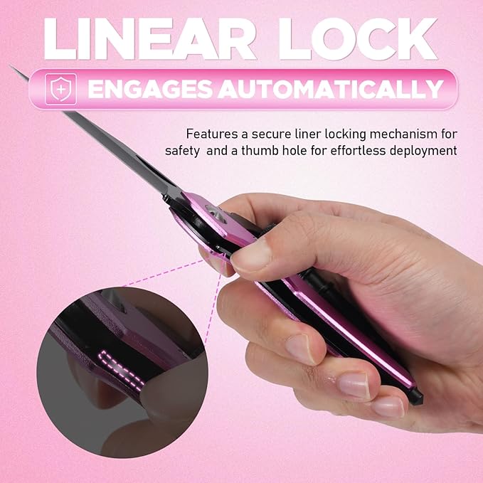 Valentines Day Gifts for Her, Multitool Carabiner, Birthday Gifts for Women Mom Wife, 6-in-1 Keychain Multi Tools With Window Breaker, Bottle Opener And Screwdriver, Survival Gear for Camping Hiking