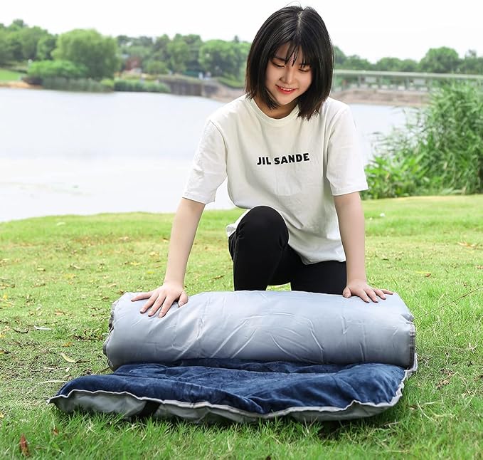 Sleeping Cot Pads (75" x 28") with Elastic Straps Portable for Outdoor & Hiking, Cotton Soft Thick Camping Cot Pad, Non-Slip Camping Mattress Pad for Camp Cot/Rv Bunk/Narrow Twin Beds