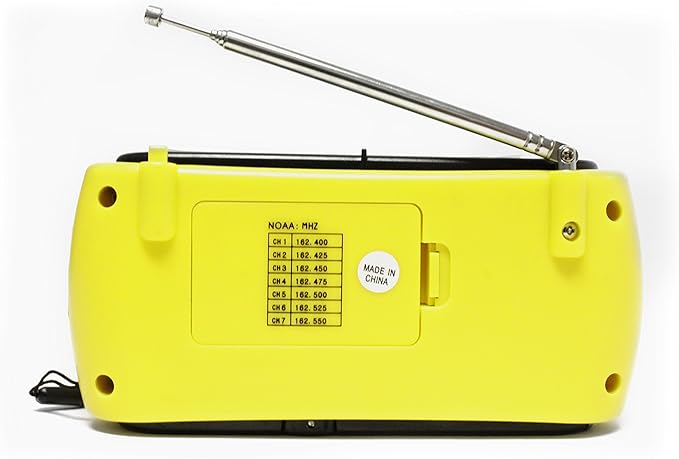 Element Solar Dynamo AM/FM/NOAA Emergency Radio – Solar, Crank & USB Power with Flashlight, SOS Alert & Weather Alerts – Ideal for Disaster Prep, Camping & Survival Kits