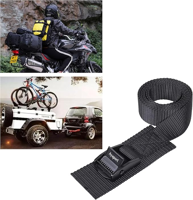 Ayaport Adjustable Cam Buckle Lashing Straps 2ft 4pack Tie Down Straps