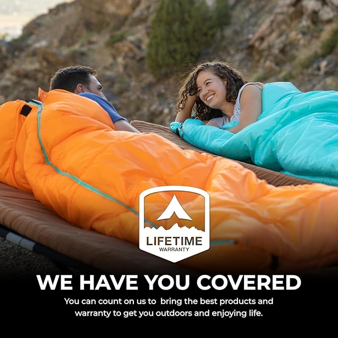 Teton Celsius Regular, 25F, 20F, 0F Degree Sleeping Bags, All Weather Bag for Adults and Kids, Camping Made Easy and Warm, Travel Sack Included