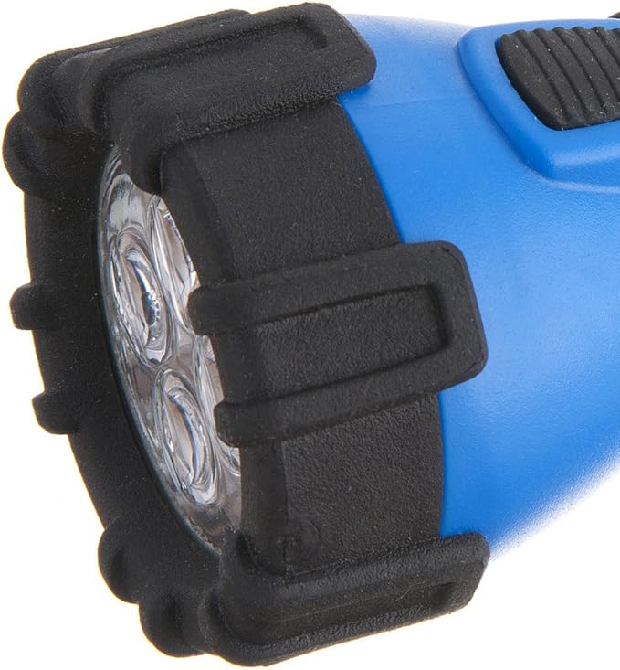 Dorcy 150 Lumen Floating Water Resistant LED Flashlight with Carabineer Clip, Blue (41-2514)