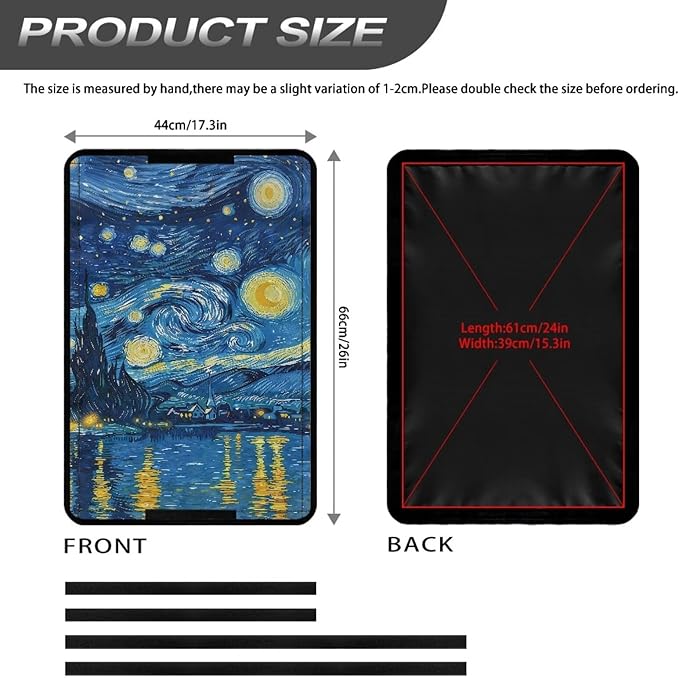 Starry Sky RV Door Window Shade Universal Camper Trailer Blackout Window Cover, RV Window Shade UV Protection Covers for Side Door