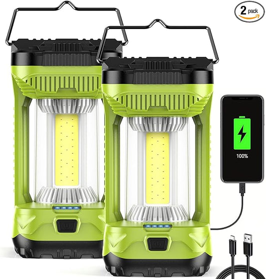 AlpsWolf Camping Lantern Rechargeable, 4000LM LED Lanterns for Power Outages, 4600mAh Super Bright Portabl Lantern & Lights for Emergency, Hurricane, Camping