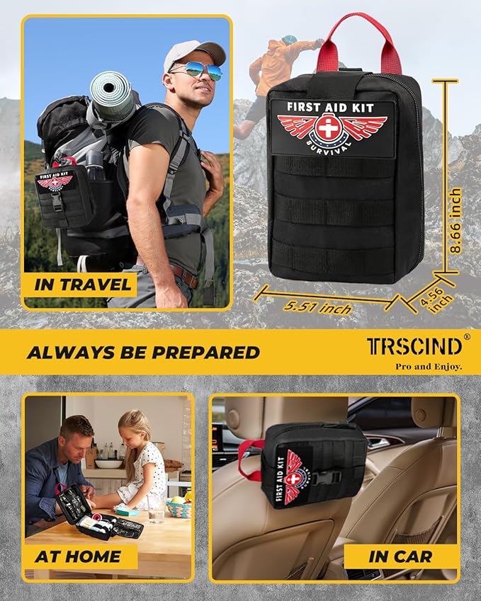 Gifts for Men Dad Husband Him Fathers Day, Survival Kit, Emergency Survival Gear and Equipment 14 in 1, Anniversary Birthday Gifts for Him Boyfriend, Hunting Fishing Camping Accessories, Cool Gadget