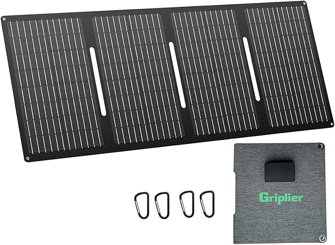 30W Portable Solar Panels,ETFE Foldable Solar Panel with USB-C/USB-A/DC Ports for Hiking,Camping,Backpacking,IP65 Waterproof Small Folding Solar Charger for Phone,Tablets,Power Bank